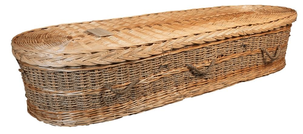 Wicker Coffin