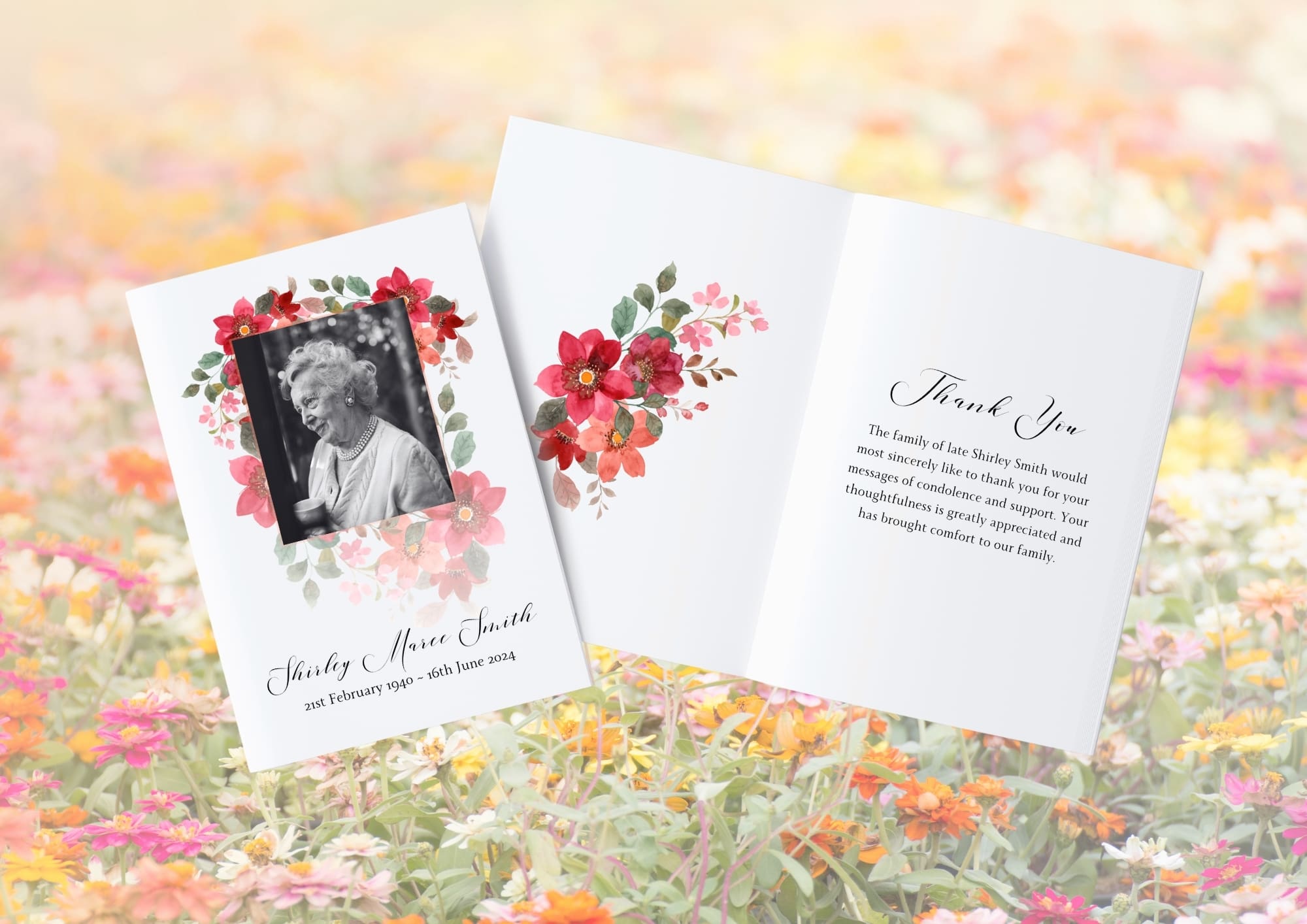 Thank You photo for website