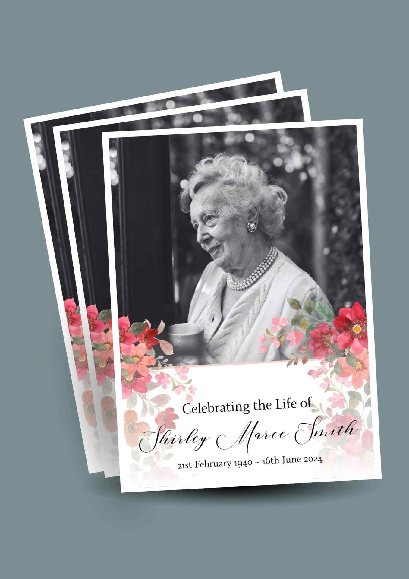 service-booklet Floral arrangement display with mixed flowers in Maitland